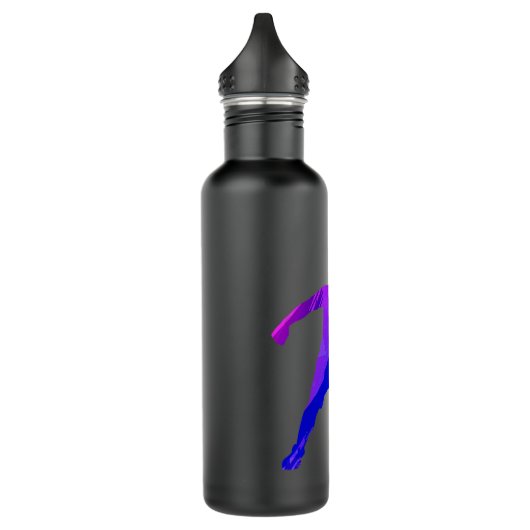 Grappige trefbal speler 3 waterfles  (Links)