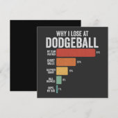 Grappige trefbal sport waarom ik verlies bij trefb aankondiging (Voorkant / Achterkant)