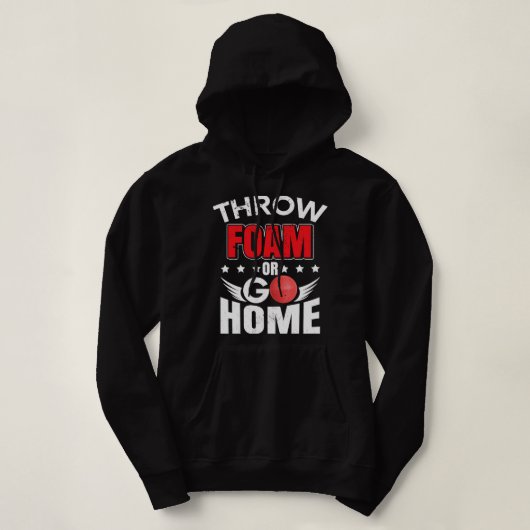 Grappige trefbalspeler hoodie (Design voorkant)