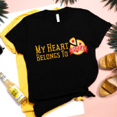 Grappige Trendy Pizza Love Anti Valentijnsdag Cade T-shirt