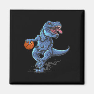 Grappige Trex Dinosaurus Spelende Skelet Speler Li Magneet