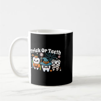 Grappige Trick Or Tanden Halloween Tandarts Of Koffiemok