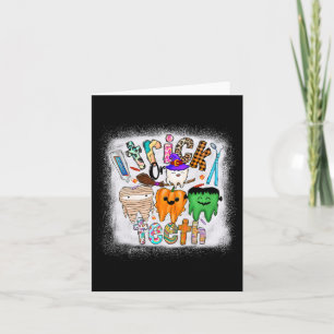 Grappige Trick Or Tanden Tandarts Snel Tandarts Ha Kaart