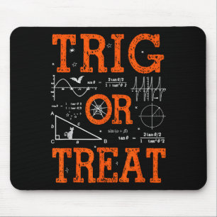 Grappige Trig Of Treat Trigonometrie Wiskunde Lera Muismat