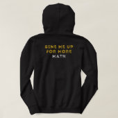 Grappige Trigonometrie Wiskunde woordspeling | Mat Hoodie (Design achterkant)