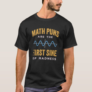 Grappige trigonometrie wiskundeleraar sinus grap t-shirt