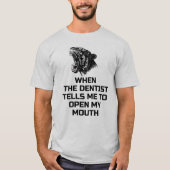 Grappige trip naar de tandarts t-shirt (Voorkant)
