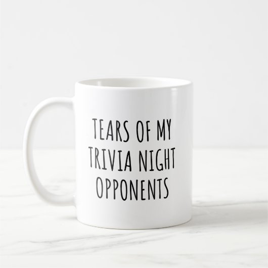 Grappige Trivia-tegenstanders Koffiemok (Links)