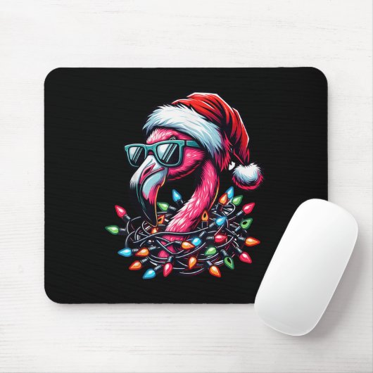 Grappige Trocal NK Flamingo kerst in juli Hawaï Muismat (Met muis)