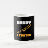 Grappige trombone Sorry dat ik muzikant muziek get Koffiemok (Center)