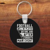 Grappige Trombone Speler Marching Band  Sleutelhanger (Voorkant)