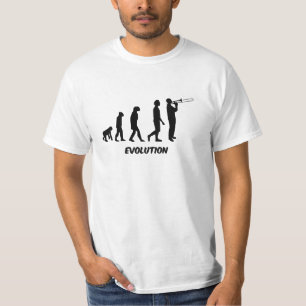 grappige trombone-speler t-shirt