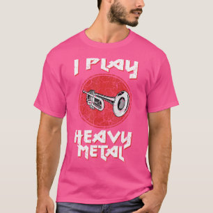 Grappige trompettist Mannen Muziekorkest Trompet T-shirt