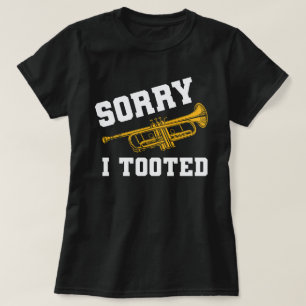 Grappige trompettist Sorry dat ik de band koos T-shirt