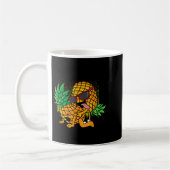 Grappige Tropical Fruit Humor Kleding, Co. Upside Koffiemok (Links)