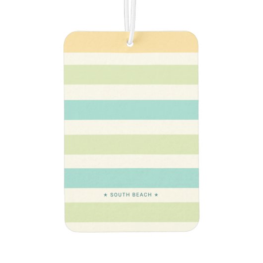 Grappige Tropics Cabana Stripes Luchtverfrisser (Achterkant)