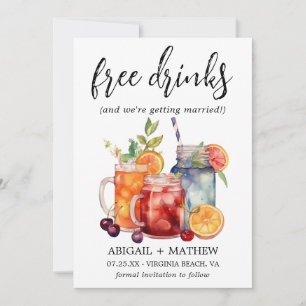 Grappige Tropische Fruit Cocktails Drank Foto Brui Save The Date