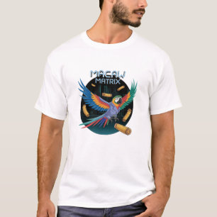 Grappige tropische vogels: Macaw Design T-shirt