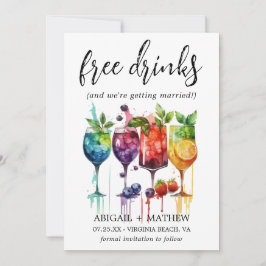 Grappige Tropische Vruchtencocktails Drank Foto Br Save The Date