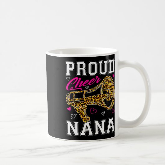 Grappige Trots Cheer Oma Luipaard Moederdag Vrouwe Koffiemok (Rechts)
