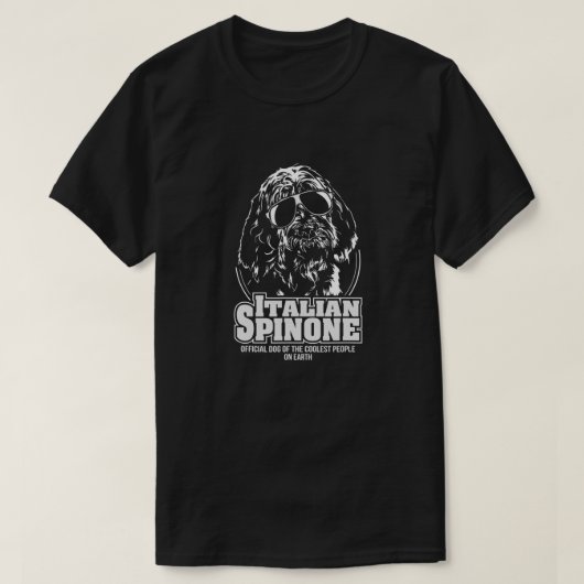 Grappige Trotse Italiaanse Spinone coolste mensen T-shirt (Design voorkant)