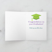 Grappige trotse moeder Afstuderen gefeliciteerd Kaart (Binnen)