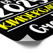 Grappige trotse moeder van een CL van 2025 kleuter Poster (Hoek)