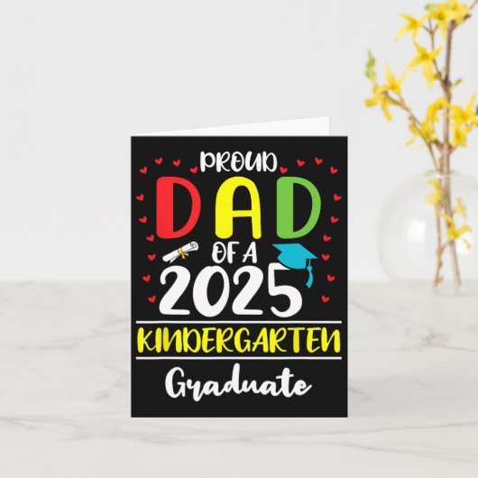 Grappige trotse vader van een Cl van 2025 afgestud Kaart (Gele Bloem)