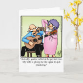 Grappige trouwdagkaart "Spectickles" Kaart (Gele Bloem)