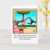 Grappige trouwdagkaart voor hen kaart (Gele Bloem)