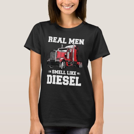 Grappige Trucker Gifts Mannen Man Semi Trailer Tru T-shirt (Voorkant)