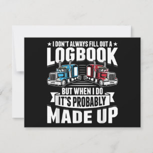 Grappige Trucker Trucking Humor Tractor Trailer Tr Bedankkaart