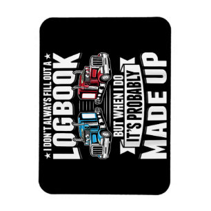 Grappige Trucker Trucking Humor Tractor Trailer Tr Magneet