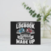 Grappige Trucker Trucking Humor Tractor Trailer Tr Save The Date (Staand voorkant)