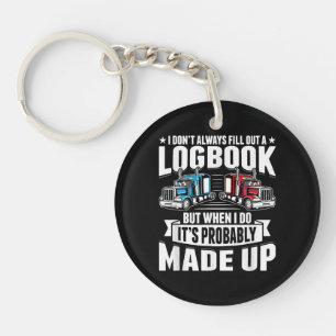Grappige Trucker Trucking Humor Tractor Trailer Tr Sleutelhanger