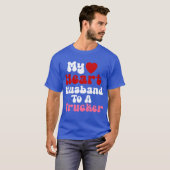 Grappige Trucker vrouwen ontwerp hart man Humor T-shirt (Voorkant volledig)