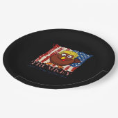 Grappige trumkey maakt Thanksgiving weer geweldig Papieren Bordje (Gekanteld)