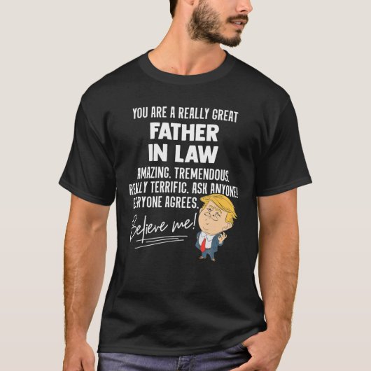 Grappige Trump 2020 echt grote vader in wet cadeau T-shirt (Voorkant)