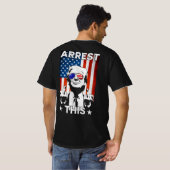 Grappige Trump 2024 arresteren deze Amerikaanse vl T-shirt (Achterkant volledig)