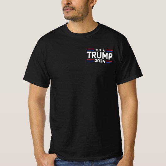 Grappige Trump 2024 arresteren deze Amerikaanse vl T-shirt (Voorkant)