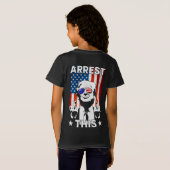 Grappige Trump 2024 arresteren deze Amerikaanse vl T-shirt (Achterkant volledig)