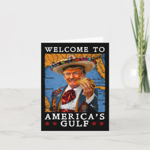 Grappige Trump 2025 Mexico Taco Welkom in Amerika Kaart
