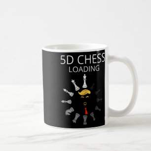 Grappige Trump 5d Schaken Laden Sarcastische Polit Koffiemok