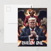 Grappige Trump Antichrist koos een Briefkaart (Voorkant / Achterkant)