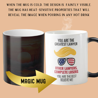 Grappige Trump beste advocaat Magische Mok