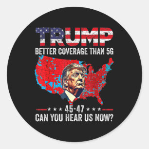 Grappige Trump Betere Dekking Trump Inauguratie Da Ronde Sticker