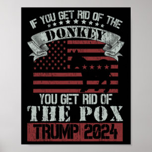Grappige Trump Biden Republikeinse Amerika Weg Met Poster