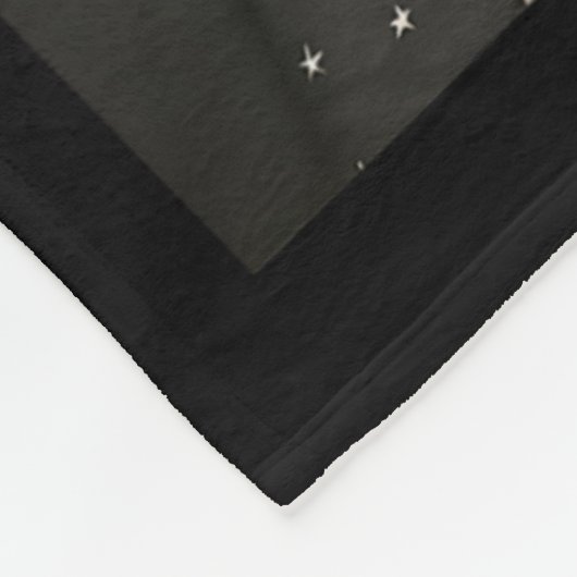 Grappige Trump Bigfoot-selfie met UFO's Weird Alie Fleece Deken (Hoek)