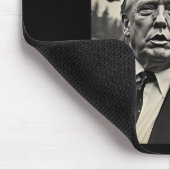 Grappige Trump Bigfoot-selfie met UFO's Weird Alie Muismat (Hoek)