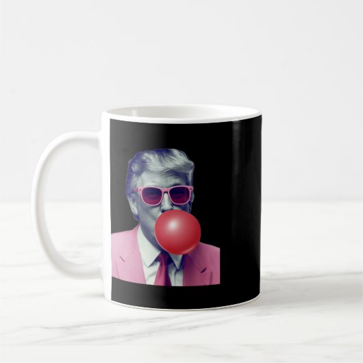Grappige Trump Bubble Gum Yum Gifts Koffiemok (Links)